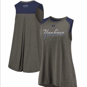 Women’s Under Armour Yankees Flowy Tank Grey Blue